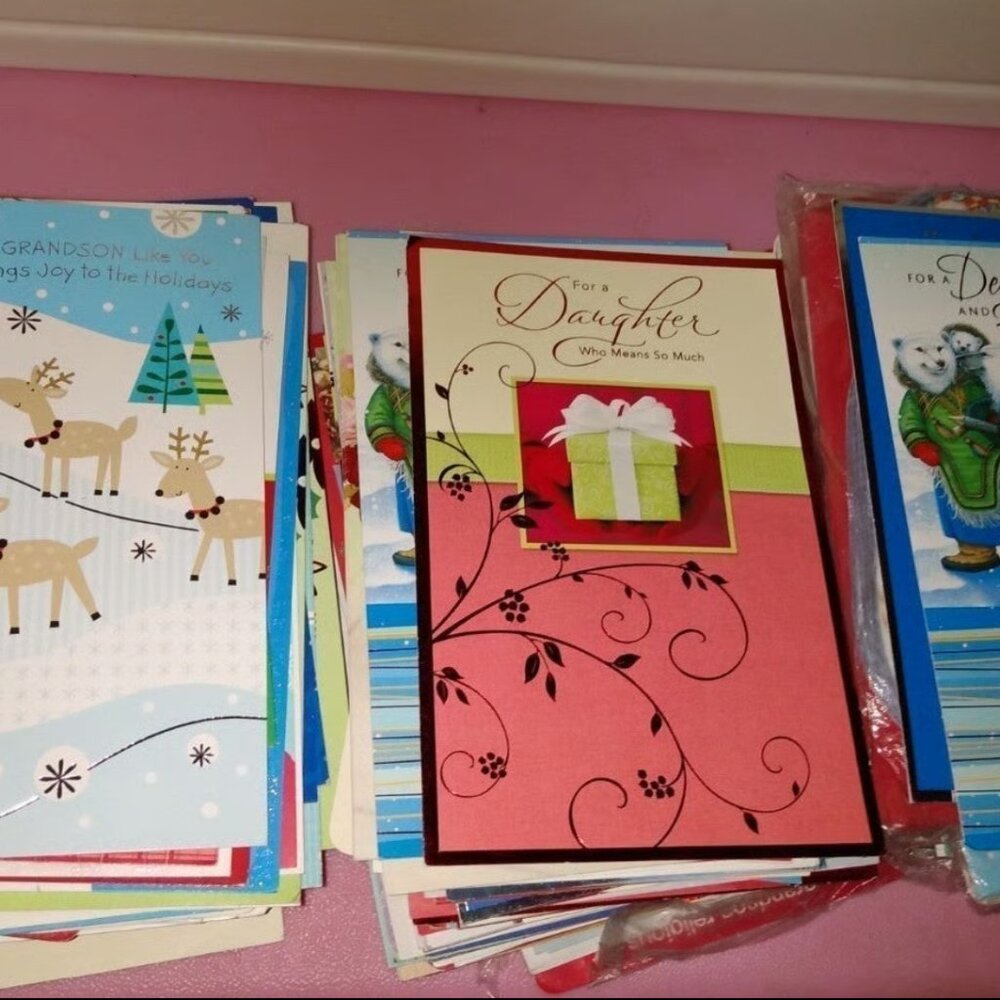 125 assorted New Christmas Cards by American Greetings